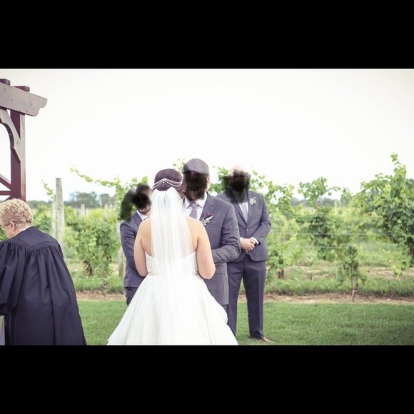 Tara Fava Halo Headpiece - Picture 3 of 6